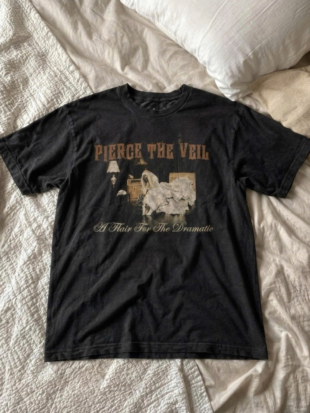 Black Pierce The Veil Graphic Short Sleeve Tee